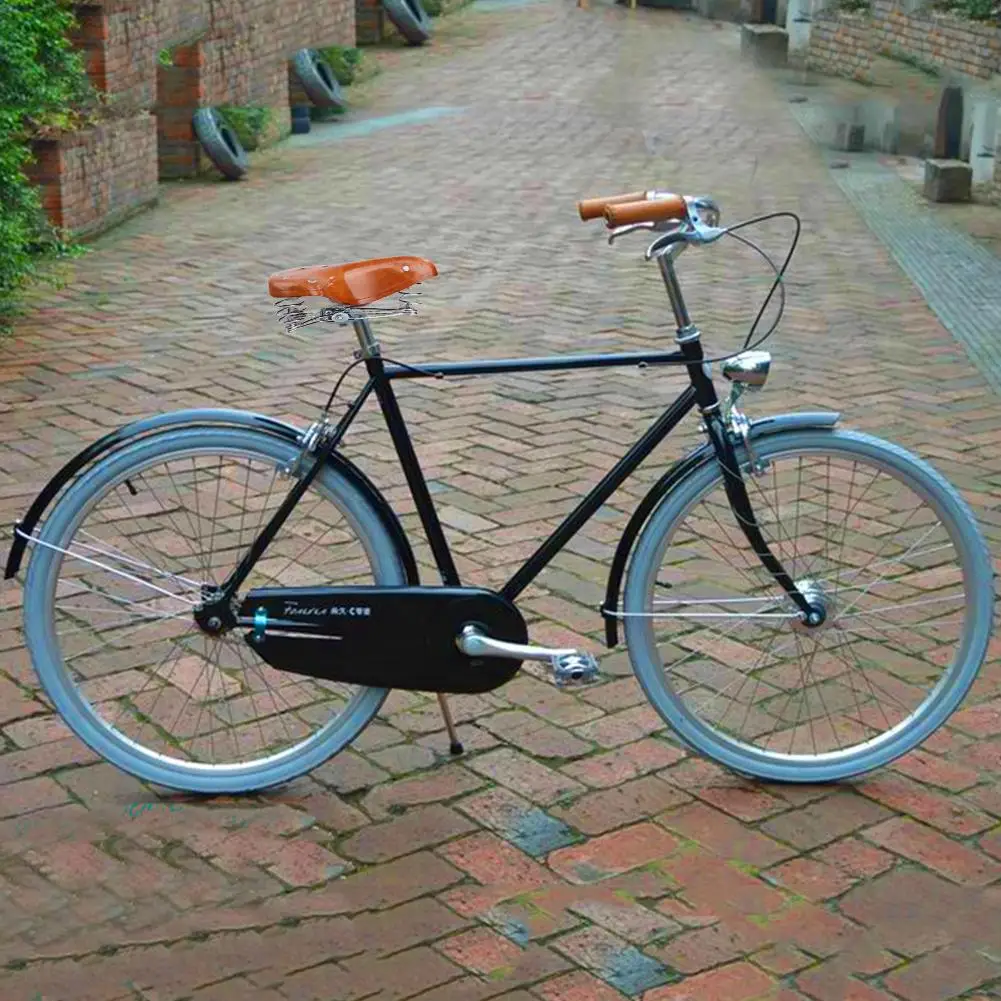 Retro Comfort Leather Classic Cycle Bicycle Bike Cycling Saddle Seat with Spring
Retro Comfort Leather Classic Cycle Bicycle Bike Cycling Saddle Seat with Spring