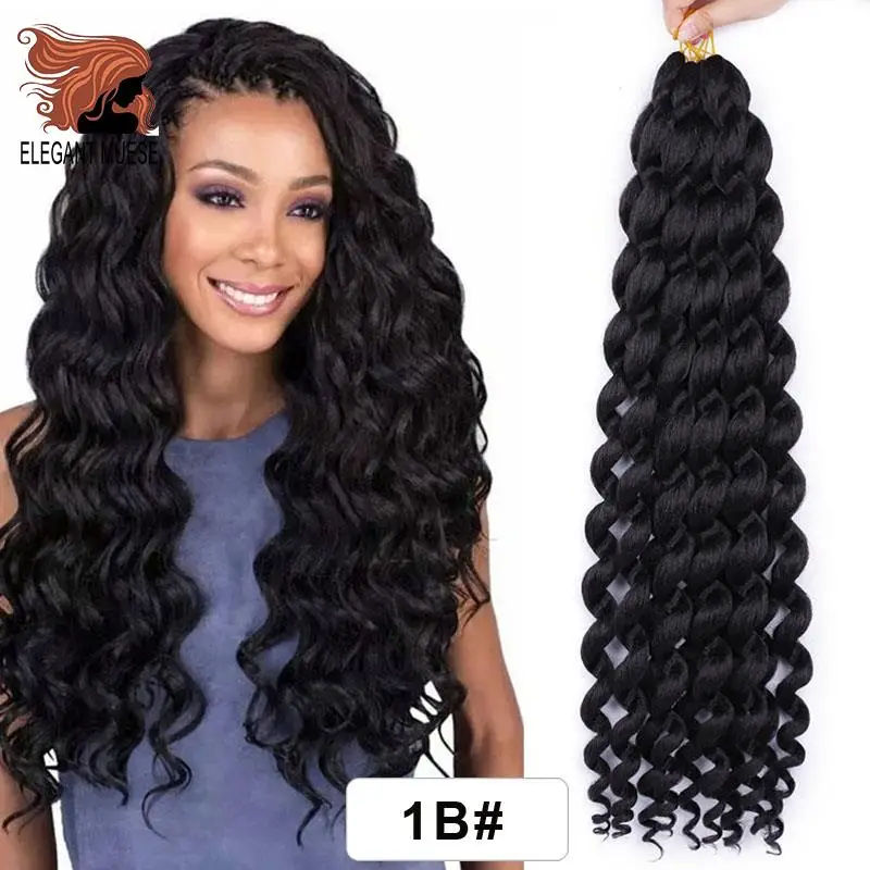 Синтетические 24 дюйма Омбре вьющиеся крючком косы синтетические океанские глубокие волны плетеные волосы удлинители косы для крупных воло...
Синтетические 24 дюйма Омбре вьющиеся крючком косы синтетические океанские глубокие волны плетеные волосы удлинители косы для крупных воло...