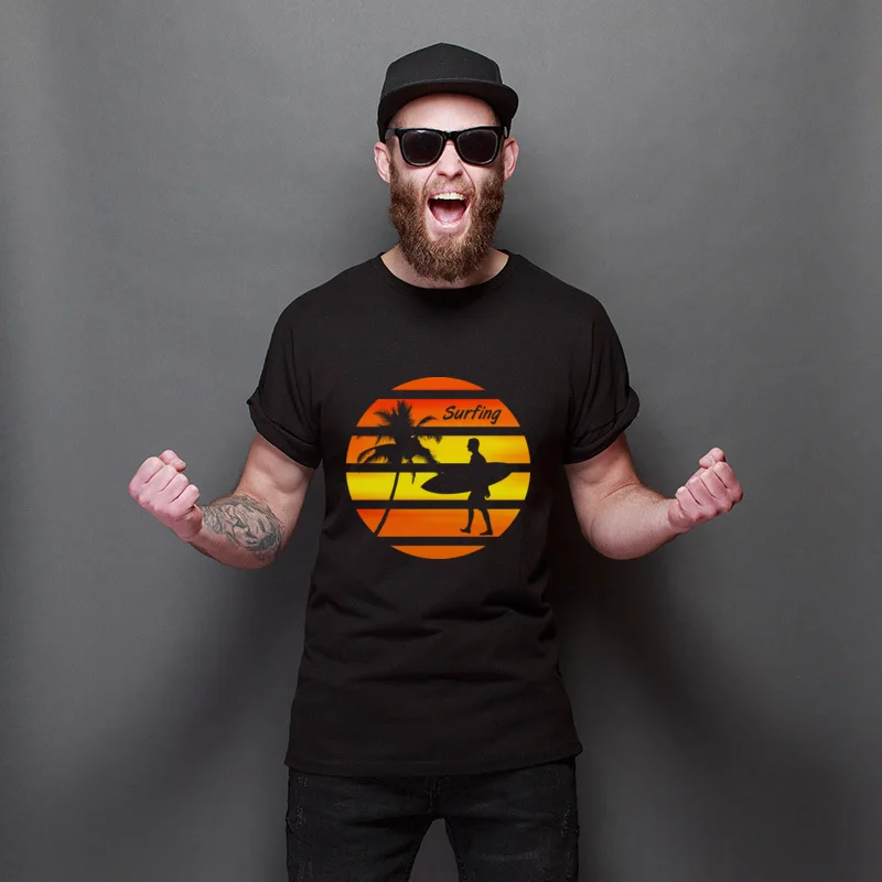 Surfing Pure Cotton Cotton Tops T Shirt Unique New Design Tee-Shirt Custom Crazy Tops For Adult
Surfing Pure Cotton Cotton Tops T Shirt Unique New Design Tee-Shirt Custom Crazy Tops For Adult