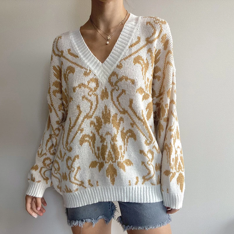 Women Art Knitted Sweater Autumn Winter -Neck Oversized Pullovers Korean Preppy Style Loose Jumper Female Casual Sweaters winter
Women Art Knitted Sweater Autumn Winter -Neck Oversized Pullovers Korean Preppy Style Loose Jumper Female Casual Sweaters winter