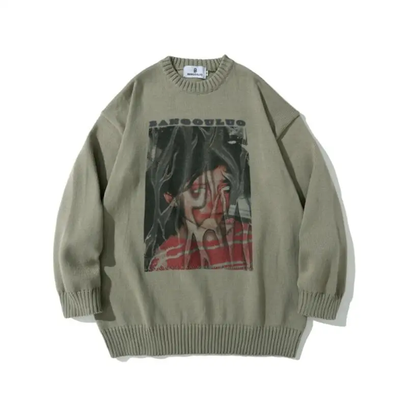 Мужской вязаный свитер Goth Y2K, пуловеры оверсайз, женский зимний свободный свитер, женские Теплые Топы с длинным рукавом, зима 2021, w75
Мужской вязаный свитер Goth Y2K, пуловеры оверсайз, женский зимний свободный свитер, женские Теплые Топы с длинным рукавом, зима 2021, w75