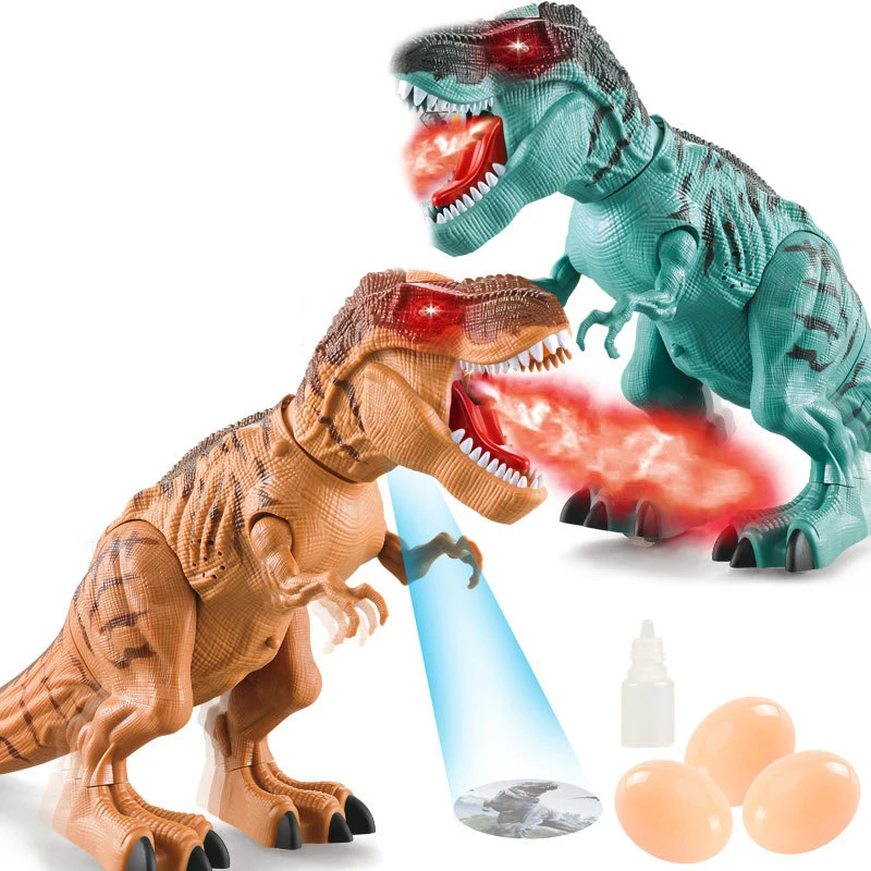 HGRC Spray Egg Laying Dinosaur Mechanical With Light Projection Automatic Walking Model Tyrannosaurus Animals Toys for children
HGRC Spray Egg Laying Dinosaur Mechanical With Light Projection Automatic Walking Model Tyrannosaurus Animals Toys for children