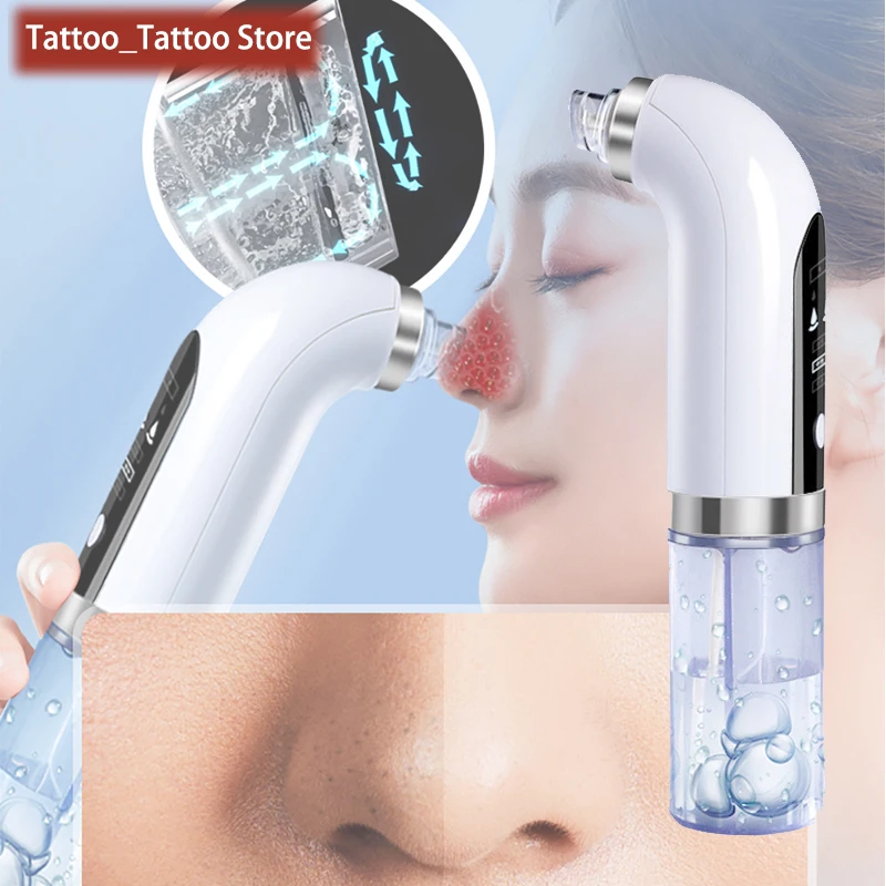 Electric Vacuum Blackhead Acne Pore Cleaner Water Cycle Skin Deep Cleaning USB Rechargeable Small Bubbles Beauty Care Tools
Electric Vacuum Blackhead Acne Pore Cleaner Water Cycle Skin Deep Cleaning USB Rechargeable Small Bubbles Beauty Care Tools