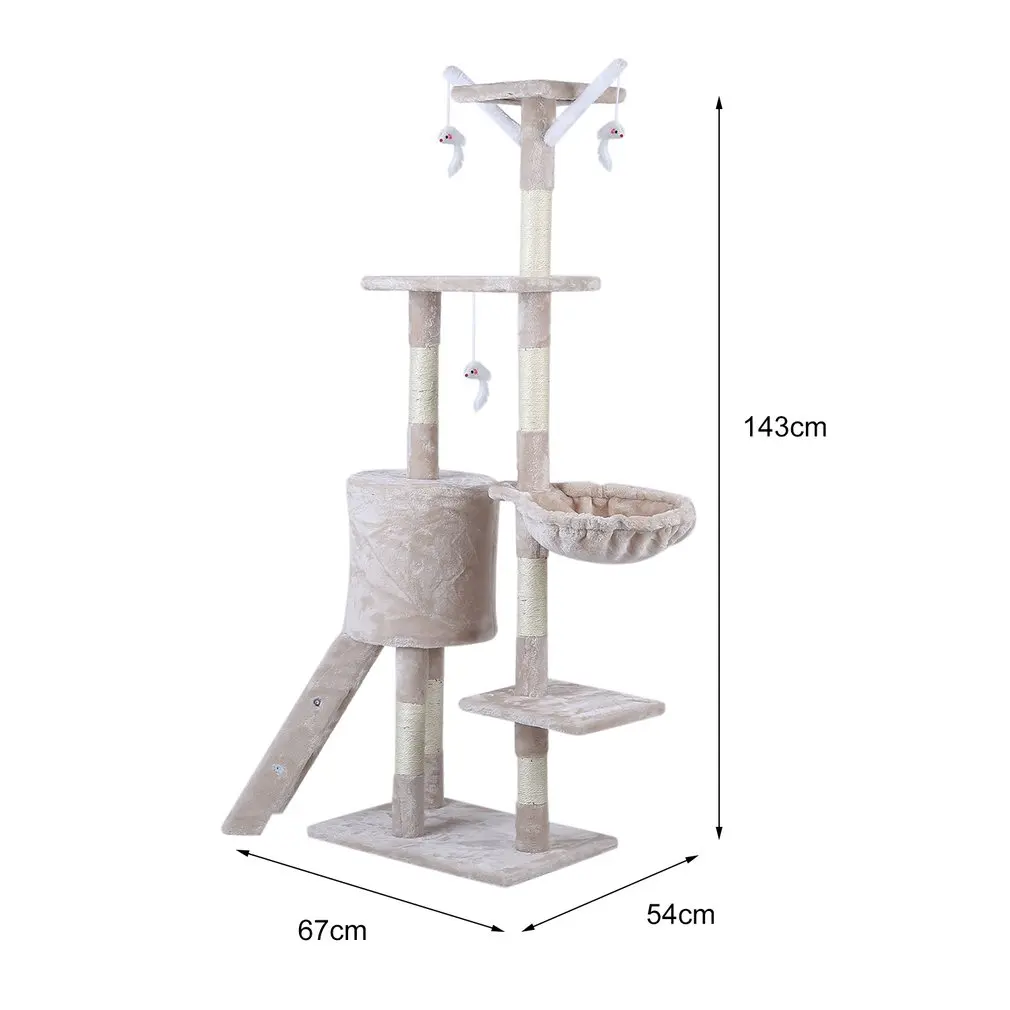 (From US)Multifunctional Cat'S Tree Scratcher Scratching Fun Post Climbing Toy Activity Centre Furniture Pet Home
(From US)Multifunctional Cat'S Tree Scratcher Scratching Fun Post Climbing Toy Activity Centre Furniture Pet Home