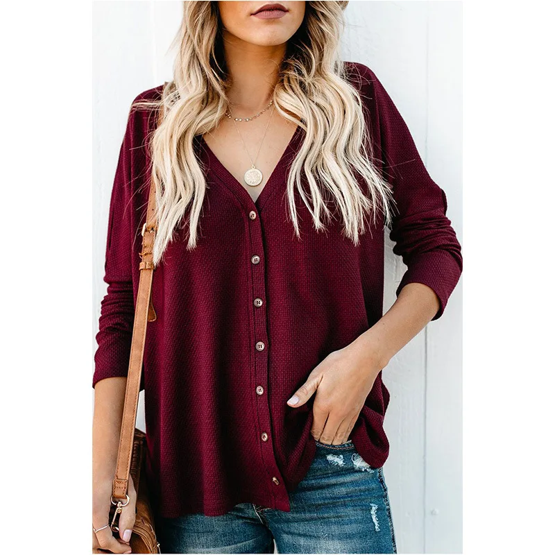 Knitted Shirt Spring 2021 Long Sleeve Tops Plus Size Women Clothing White Blouse Single Breasted V Neck Loose Casual Camisas Y2K
Knitted Shirt Spring 2021 Long Sleeve Tops Plus Size Women Clothing White Blouse Single Breasted V Neck Loose Casual Camisas Y2K