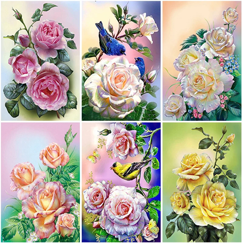 5D Diamond Painting Full Square Round Flowers DIY Cross Stitch Diamond Embroidery Rose Mosaic Picture of Rhinestones Home Decor
5D Diamond Painting Full Square Round Flowers DIY Cross Stitch Diamond Embroidery Rose Mosaic Picture of Rhinestones Home Decor