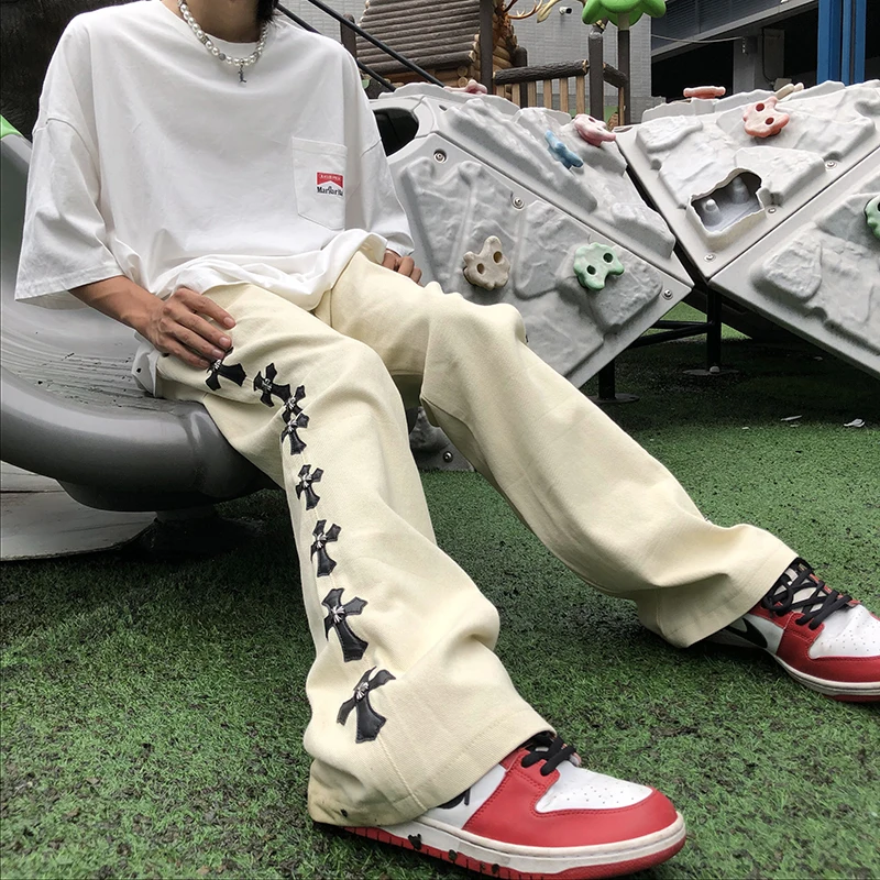 Guochao vibe style pants men's high street ins sweet cool hiphop fried Street speaker trousers fashion couple
Guochao vibe style pants men's high street ins sweet cool hiphop fried Street speaker trousers fashion couple
