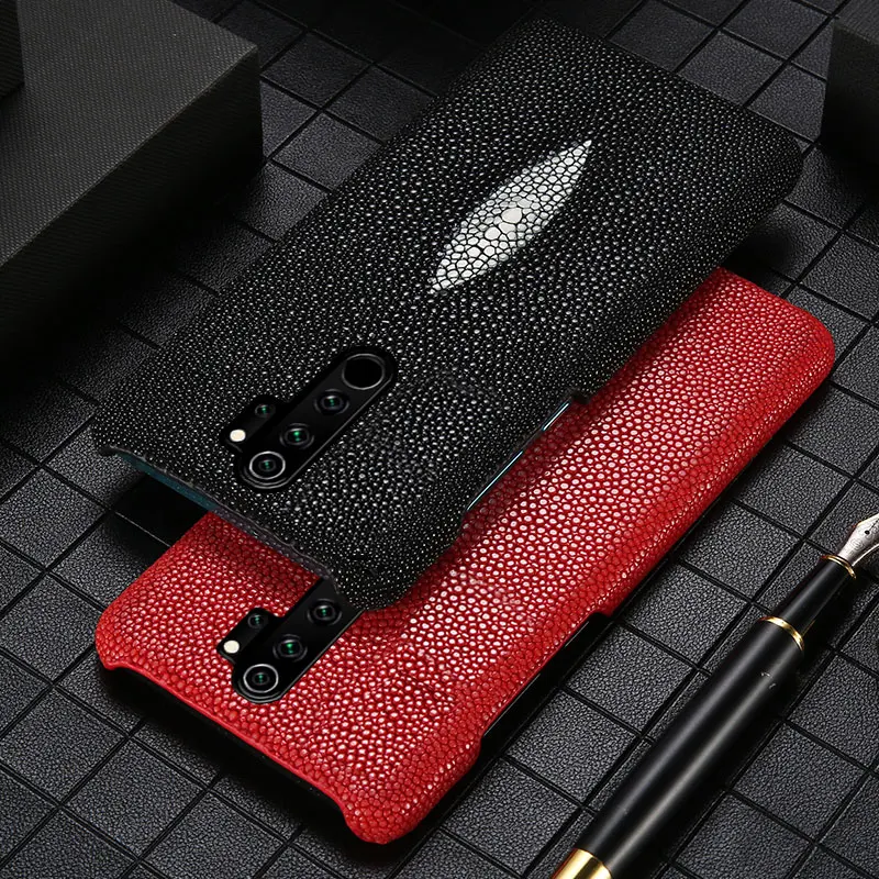 Чехол для телефона из натуральной кожи с жемчугом gourami Xiaomi Redmi Note 8 8T 8pro 7 7A mi 9 Mix 3