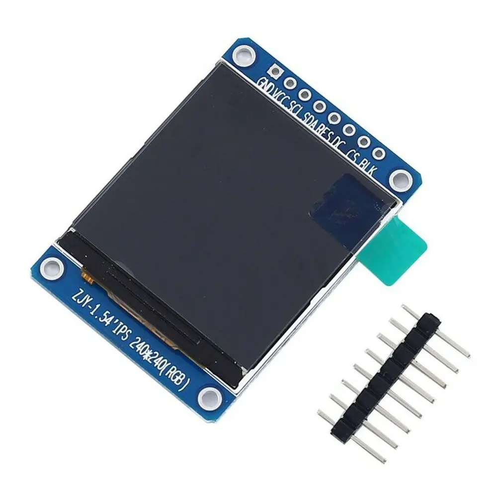 1.54 Inch 240*240 Full Color Screen LCD Digital Display Module SPI Serial Port Module TFT Color Screen St7789 Drive
1.54 Inch 240*240 Full Color Screen LCD Digital Display Module SPI Serial Port Module TFT Color Screen St7789 Drive