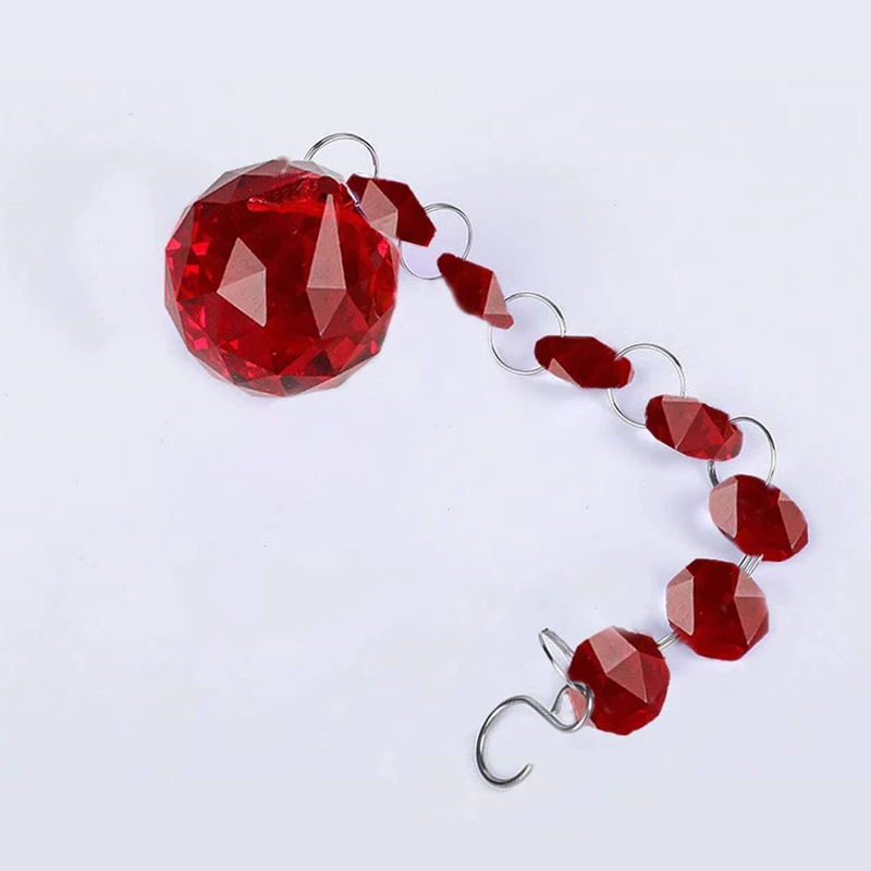 Red Crystals Sun Catcher, Hanging Suncatchers Beads Chain Sphere Chandelier Lamps Light Pendant
Red Crystals Sun Catcher, Hanging Suncatchers Beads Chain Sphere Chandelier Lamps Light Pendant