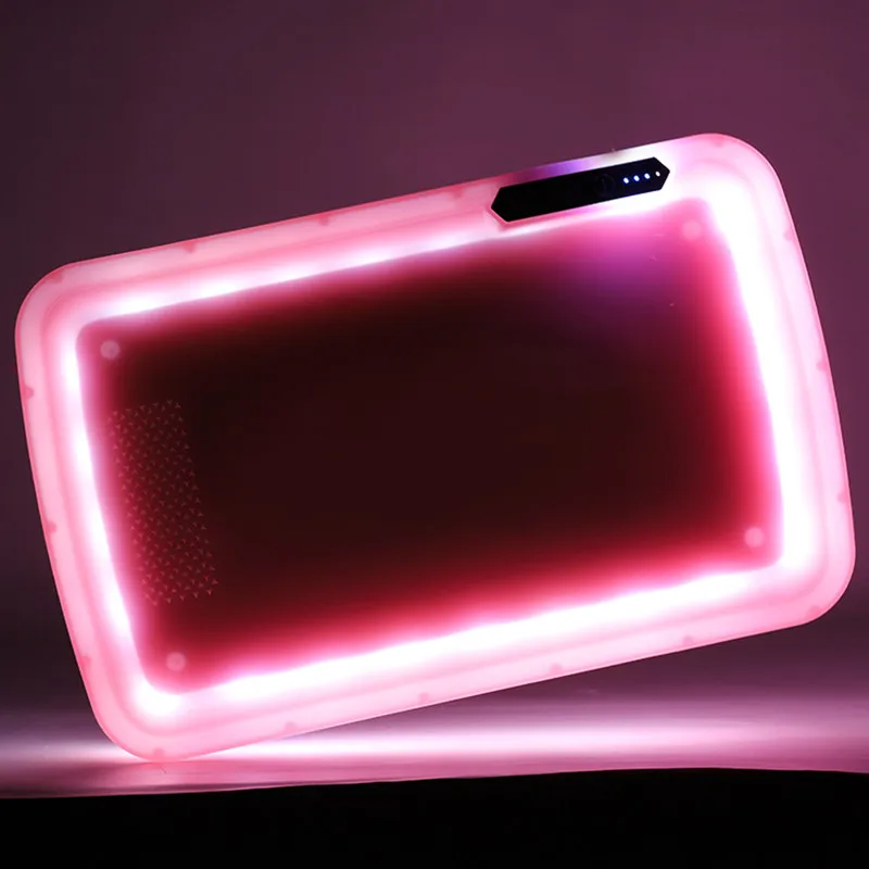 Wholesale Custom Weed Smoking LED Rolling Tray Light Up Glow Colored Glitter Tobacco Logo Tray
Wholesale Custom Weed Smoking LED Rolling Tray Light Up Glow Colored Glitter Tobacco Logo Tray