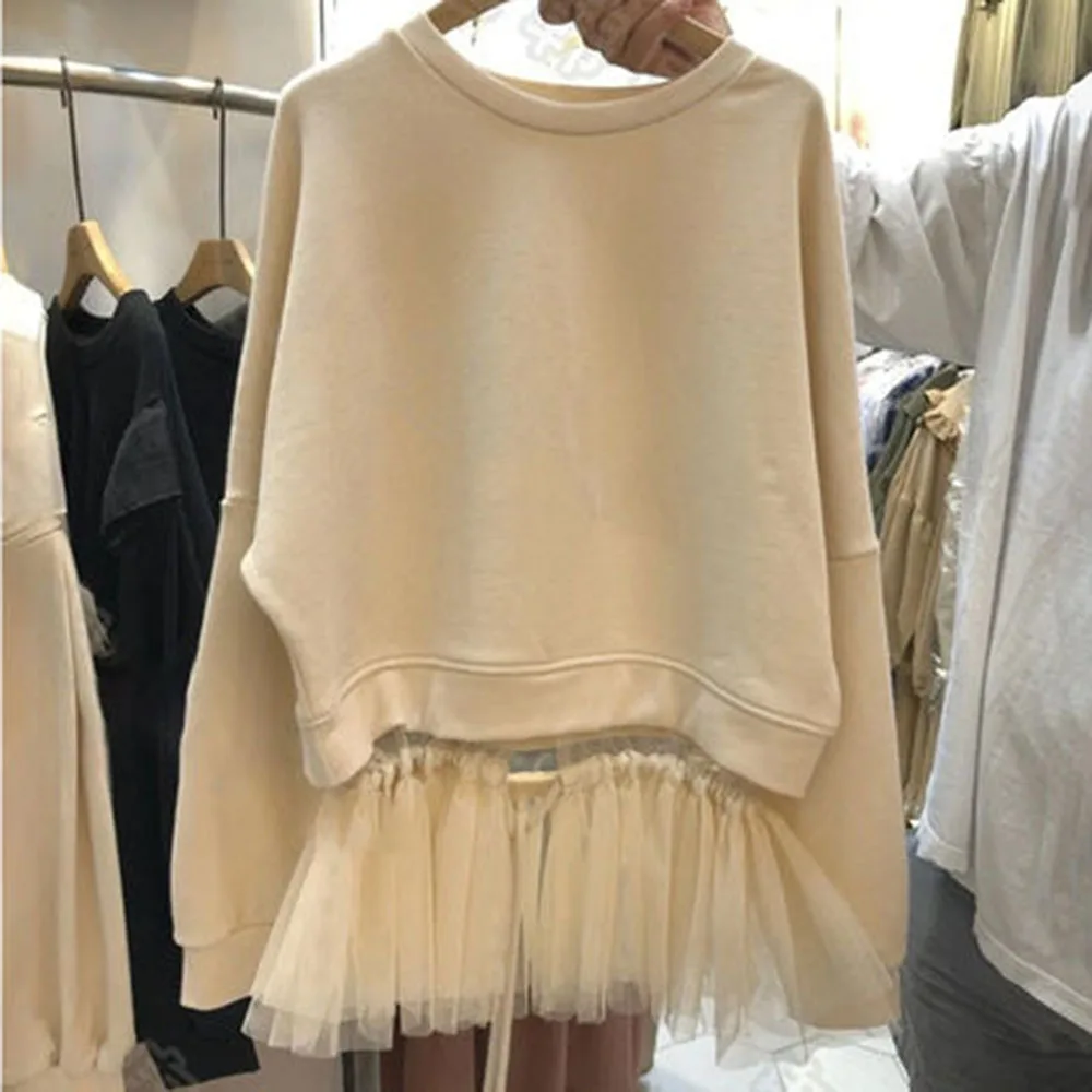 Hoodies Women 2019 Harajuku Large Size Trendy Solid O-neck Womens Pullover Students Long Style Full Sleeve Ladies Sweatshirts 
Hoodies Women 2019 Harajuku Large Size Trendy Solid O-neck Womens Pullover Students Long Style Full Sleeve Ladies Sweatshirts