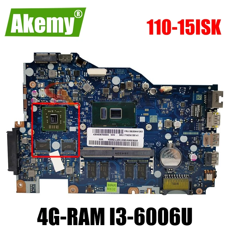 Akemy LA-D562P Laotop материнская плата для ноутбука Lenovo Ideapad 110-15ISK оригинальная материнская плата 4G-RAM I3-6006U процессор R5-M430 GPU
Akemy LA-D562P Laotop материнская плата для ноутбука Lenovo Ideapad 110-15ISK оригинальная материнская плата 4G-RAM I3-6006U процессор R5-M430 GPU