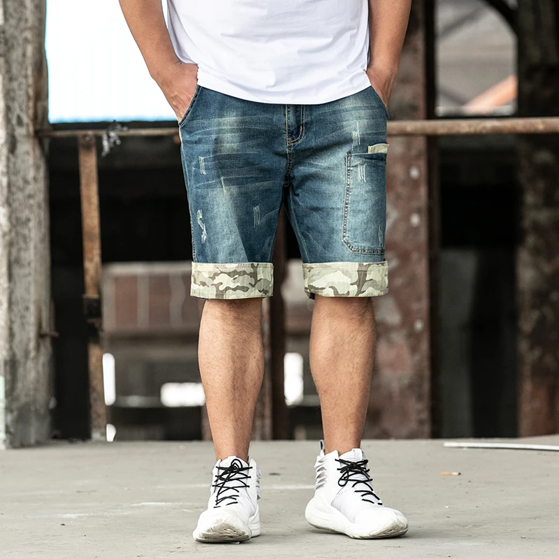 Plus Size 28-48 2020 new Men's Denim Shorts Men's large size Washed Men's Five-point pants Casual Straight pants camouflage
Plus Size 28-48 2020 new Men's Denim Shorts Men's large size Washed Men's Five-point pants Casual Straight pants camouflage
