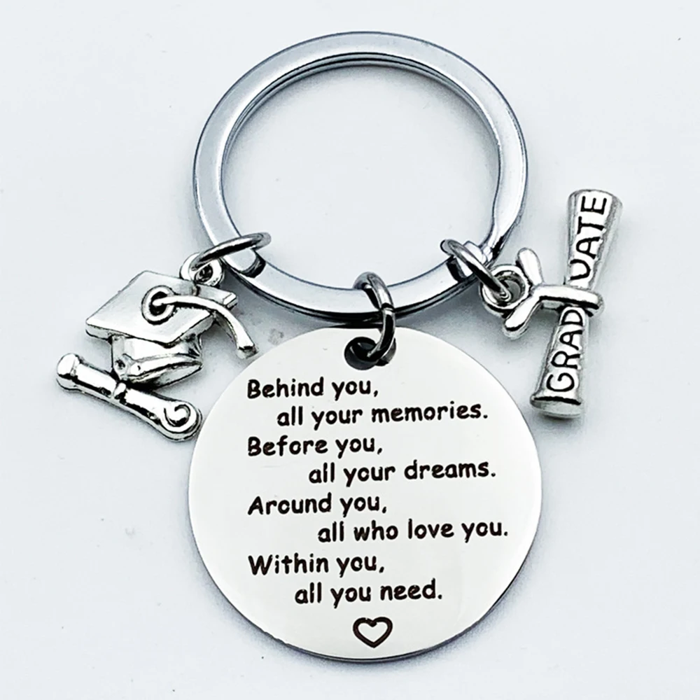 25/30mm Simple Keychain Gift Key Chain For Graduation School Graduation Gift For Graduation Party Favors Friendship Key Chain
25/30mm Simple Keychain Gift Key Chain For Graduation School Graduation Gift For Graduation Party Favors Friendship Key Chain