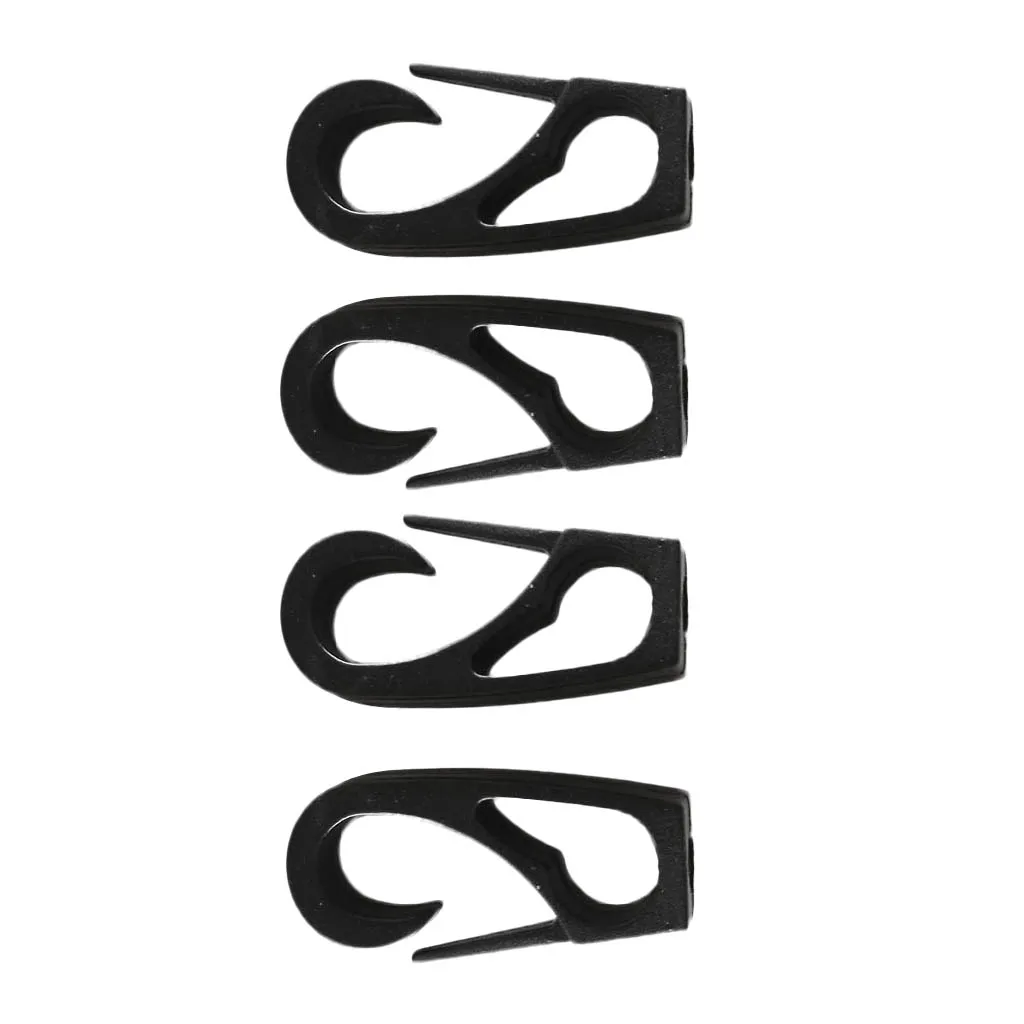 4 Pieces Lightweight Kayak Cord Hook Nylon Bungee Hook Clip For Shock Cords 
4 Pieces Lightweight Kayak Cord Hook Nylon Bungee Hook Clip For Shock Cords