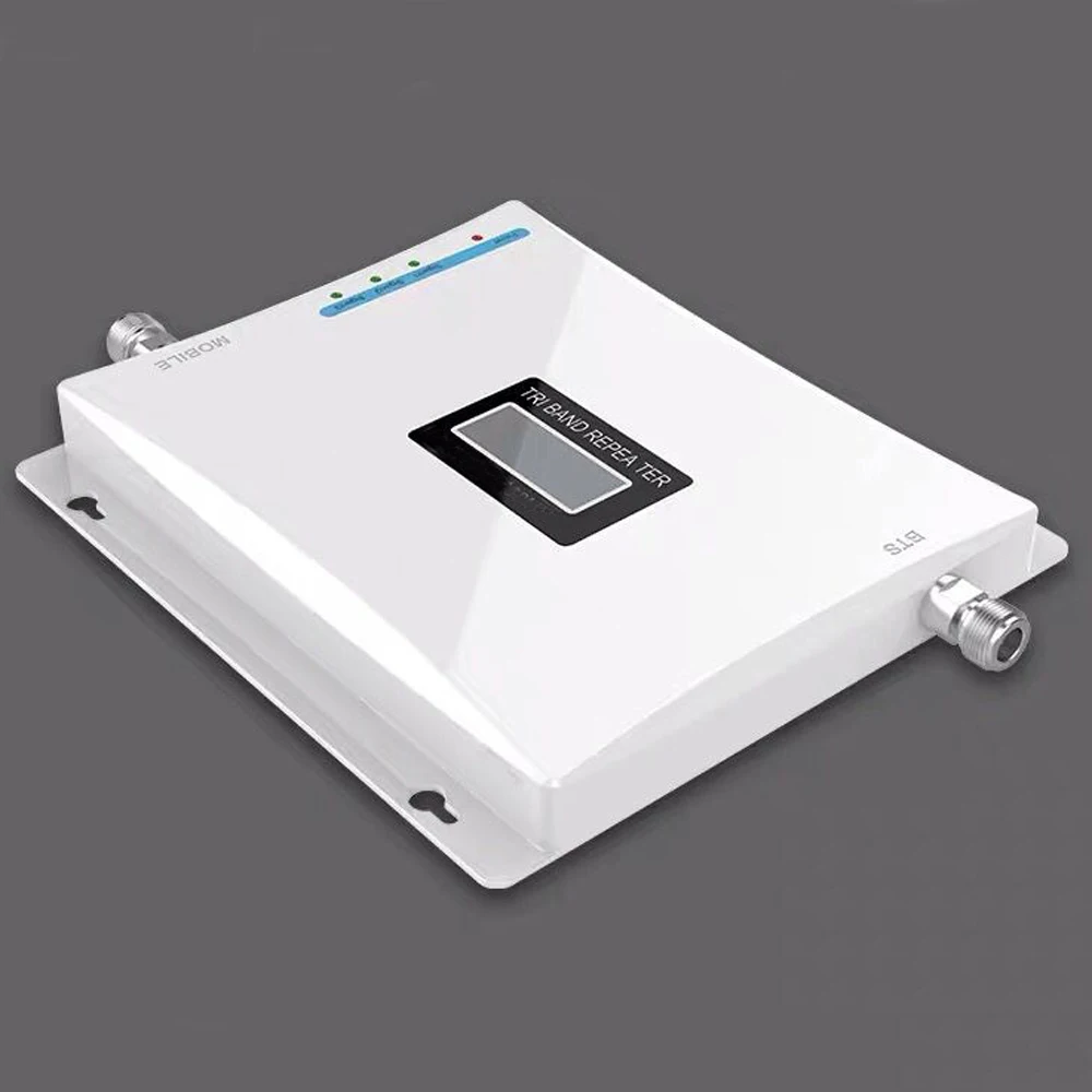 Tri band repeater 900 1800 2100 wcdma dcs GSM Repeater Tri Band amplifier mobile signal repeater cellular signal booster2g 3g 4g
Tri band repeater 900 1800 2100 wcdma dcs GSM Repeater Tri Band amplifier mobile signal repeater cellular signal booster2g 3g 4g