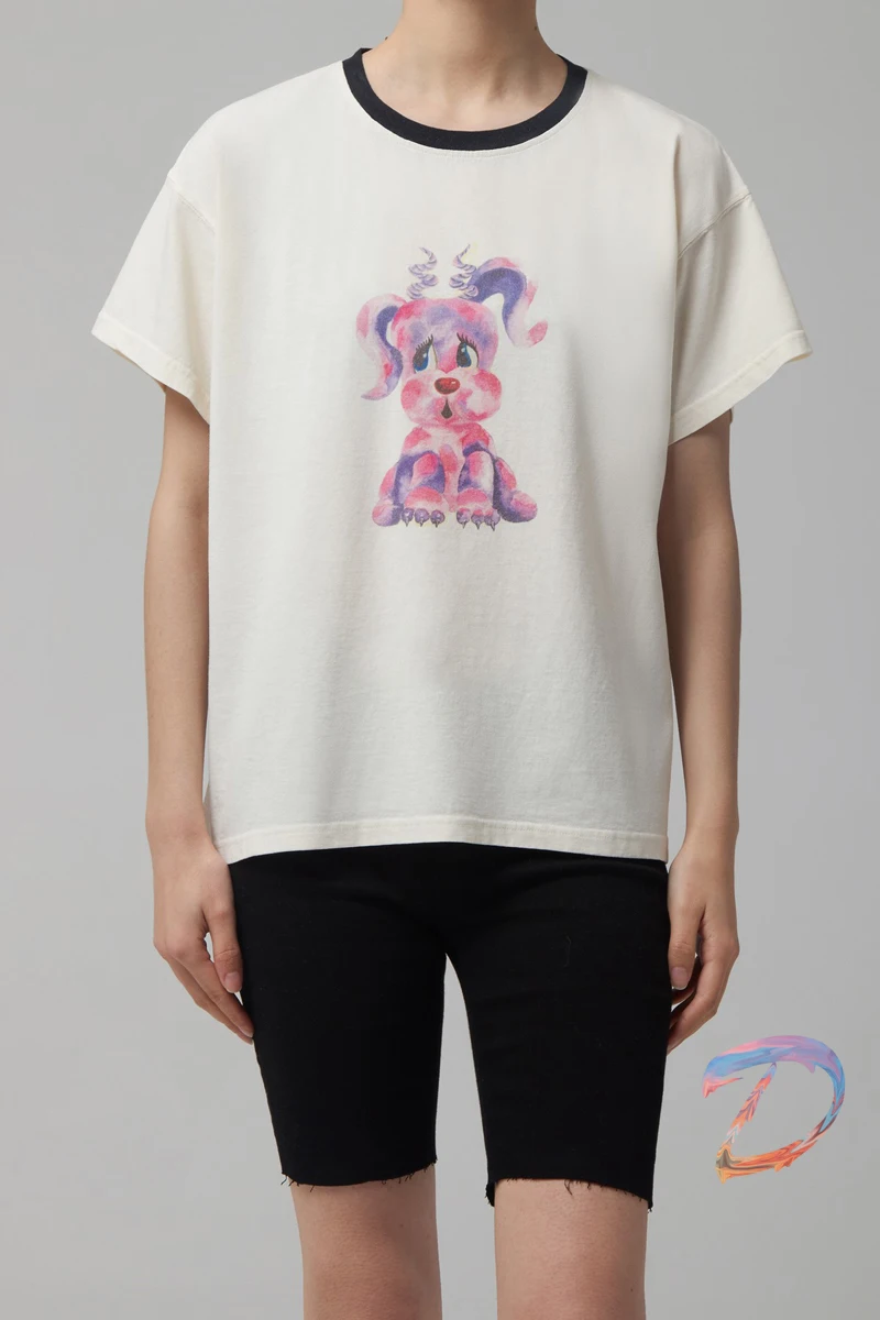 Summer Welldone Animal Watercolor Graffiti Print T Shirt High Quality Round Neck Short Sleeve Top Tees WE11DONE Casual T Shirts
Summer Welldone Animal Watercolor Graffiti Print T Shirt High Quality Round Neck Short Sleeve Top Tees WE11DONE Casual T Shirts