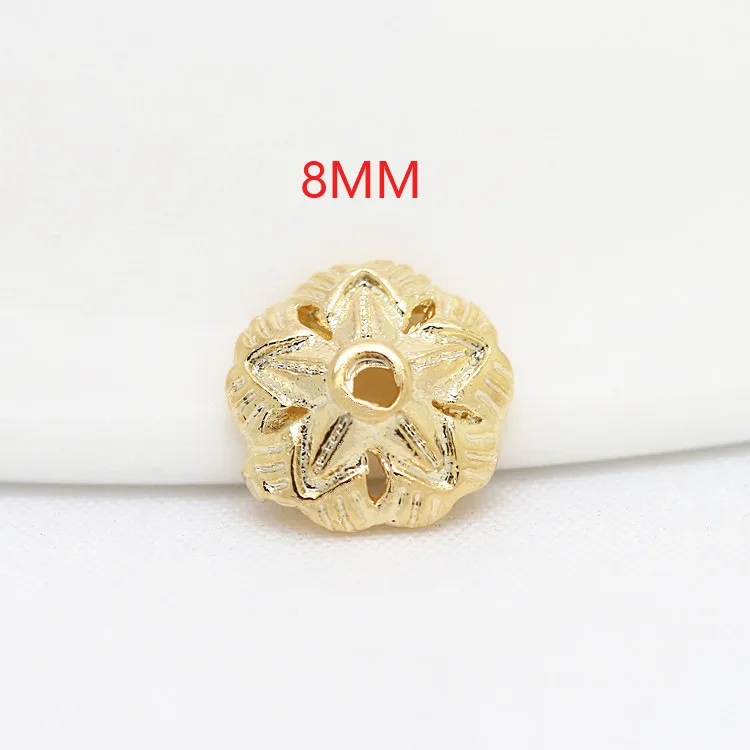 (F601)20 pieces 8mm 24K Champagne Gold Color Plated Brass Beads Caps High Quality Diy Jewelry Findings Accessories Wholesale
(F601)20 pieces 8mm 24K Champagne Gold Color Plated Brass Beads Caps High Quality Diy Jewelry Findings Accessories Wholesale