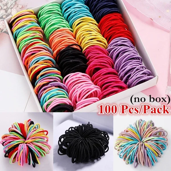 100pcs/lot Hair bands Girl Candy Color Nylon Elastic Rubber Band Hair band Child Baby Headband Scrunchie Hair Accessories 
100pcs/lot Hair bands Girl Candy Color Nylon Elastic Rubber Band Hair band Child Baby Headband Scrunchie Hair Accessories