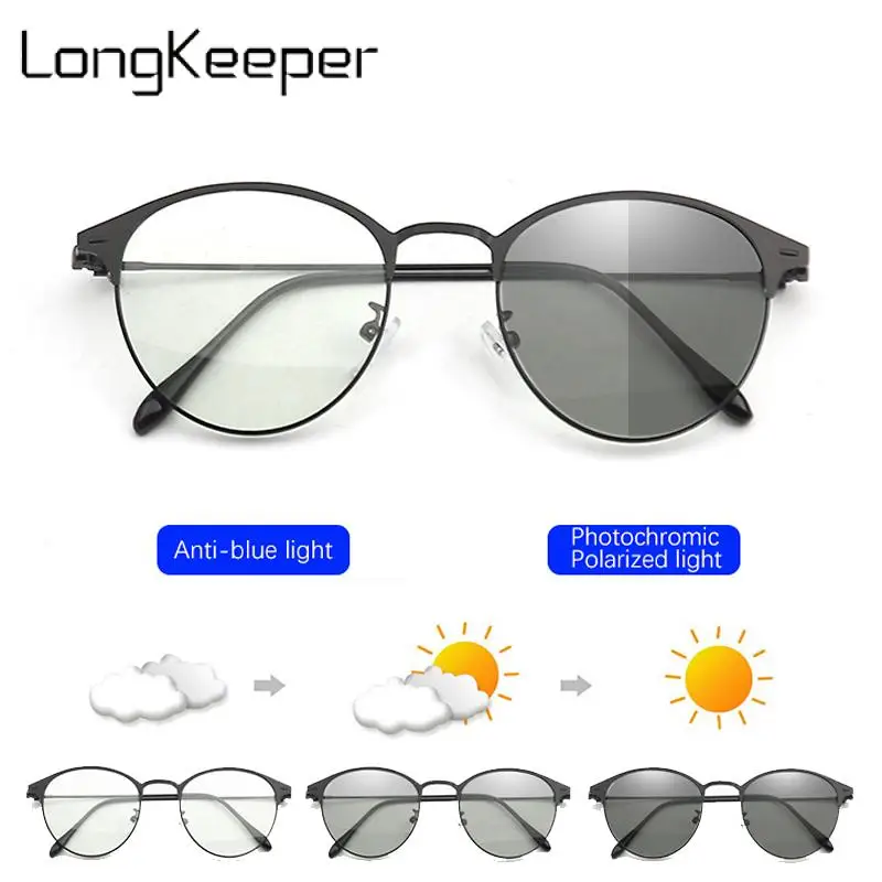 2022 Anti Blue Light Photochromic Glasses Polarized Round Computer Glasses Sunglasses Vintage Color Changed Eyewear Oculo De Sol
2022 Anti Blue Light Photochromic Glasses Polarized Round Computer Glasses Sunglasses Vintage Color Changed Eyewear Oculo De Sol