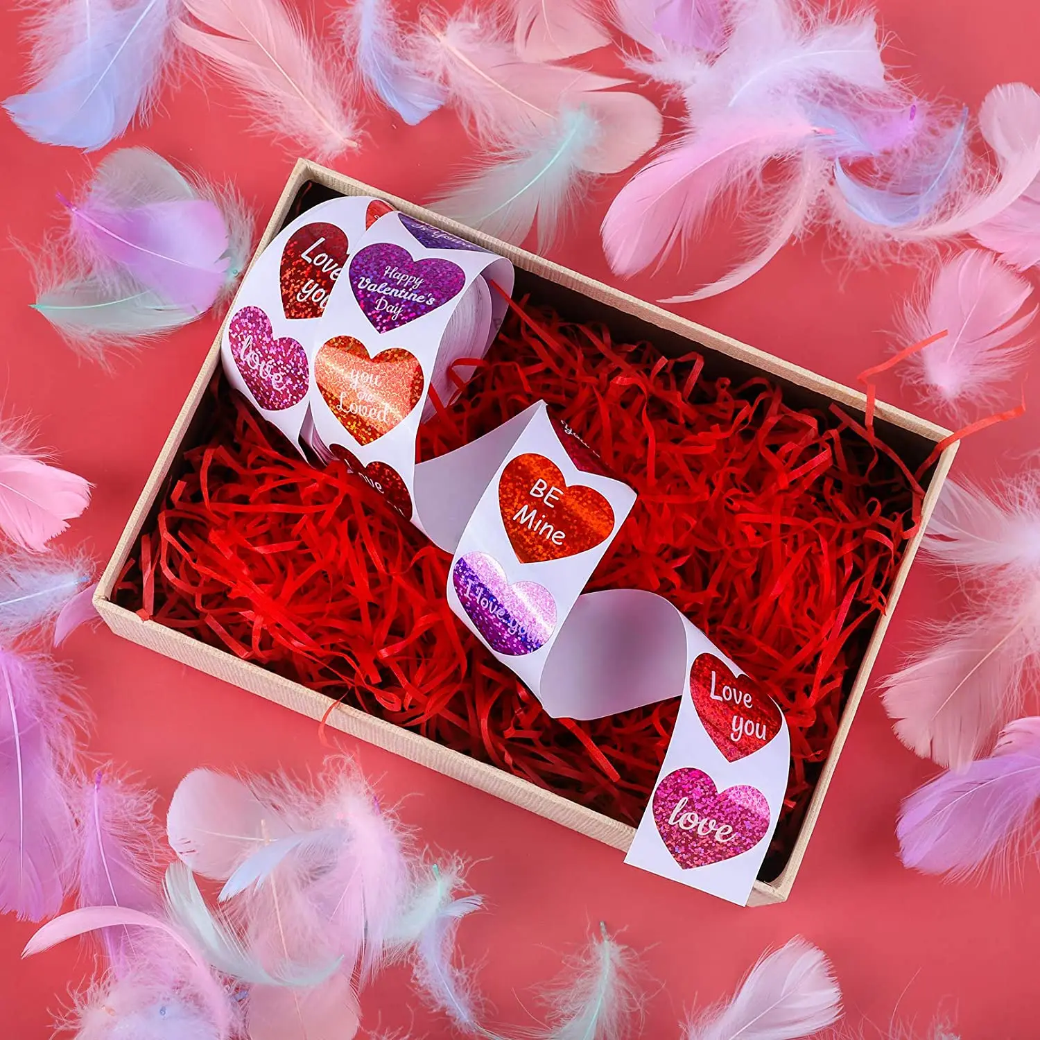500pcs/roll Heart Shaped Sticker 8 Designs Colorful Love Sticker for Valentine's Day Festival Wedding Party Decoration
500pcs/roll Heart Shaped Sticker 8 Designs Colorful Love Sticker for Valentine's Day Festival Wedding Party Decoration