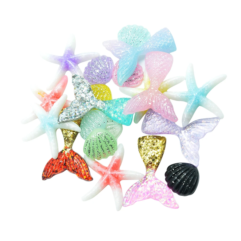 DIY 20Pcs Colorful Kawaii Resin Mermaid Flatback Embellishment Cabochons Children Scrapbooking Crafts
DIY 20Pcs Colorful Kawaii Resin Mermaid Flatback Embellishment Cabochons Children Scrapbooking Crafts