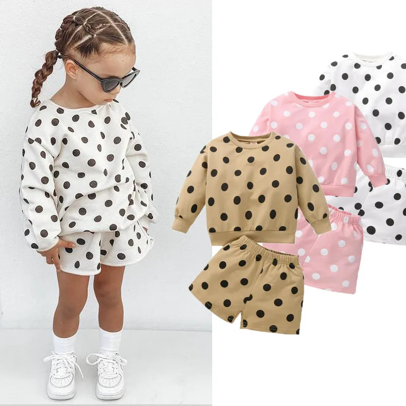 Весенне-осенняя одежда для маленьких девочек, повседневный комплект из футболки и шортов для маленьких девочек, модные топы с длинным рукав...
Весенне-осенняя одежда для маленьких девочек, повседневный комплект из футболки и шортов для маленьких девочек, модные топы с длинным рукав...