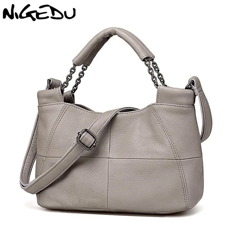 NIGEDU Brand Tote Bag Quality Genuine Leather Women Handbags 2021 new Bucket bag bolsa feminina Cowhide Women's shoulder bag
NIGEDU Brand Tote Bag Quality Genuine Leather Women Handbags 2021 new Bucket bag bolsa feminina Cowhide Women's shoulder bag