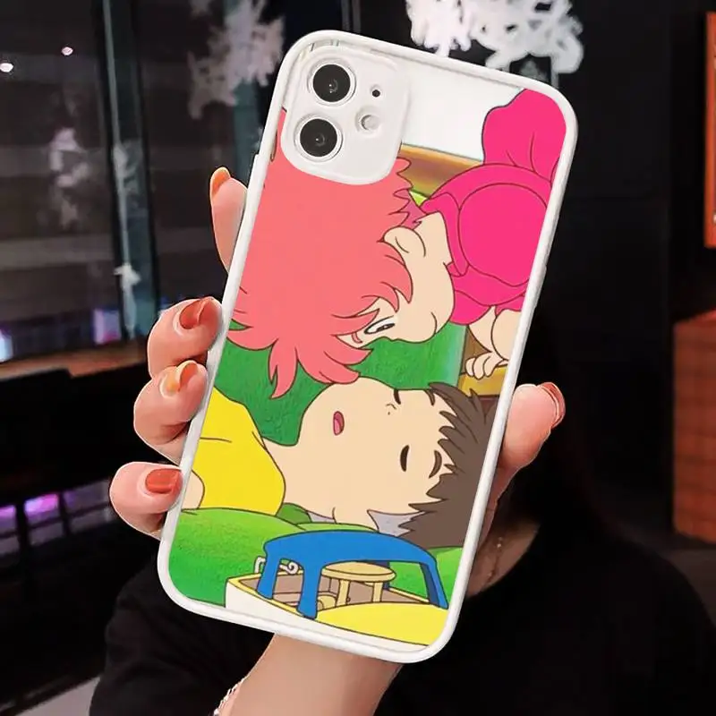 Hayao Miyazaki anime ponyo Phone Case Matte Transparent for iPhone 7 8 11 12 s mini pro X XS XR MAX Plus cover funda
Hayao Miyazaki anime ponyo Phone Case Matte Transparent for iPhone 7 8 11 12 s mini pro X XS XR MAX Plus cover funda
