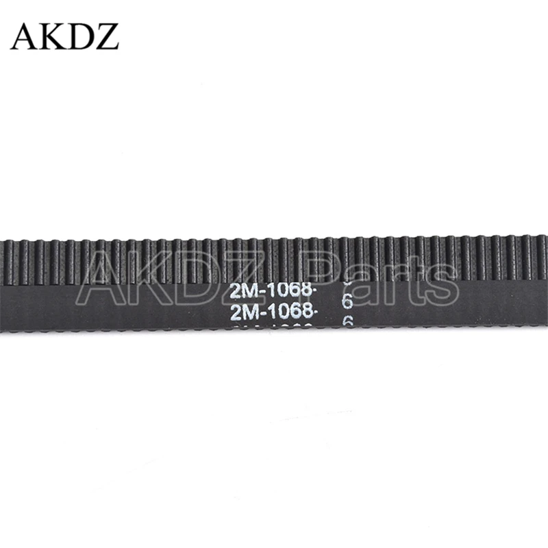 2MGT 2M 2GT Synchronous Timing belt Pitch length 1068 width 6mm/9mm Teeth 534 Rubber closed
2MGT 2M 2GT Synchronous Timing belt Pitch length 1068 width 6mm/9mm Teeth 534 Rubber closed