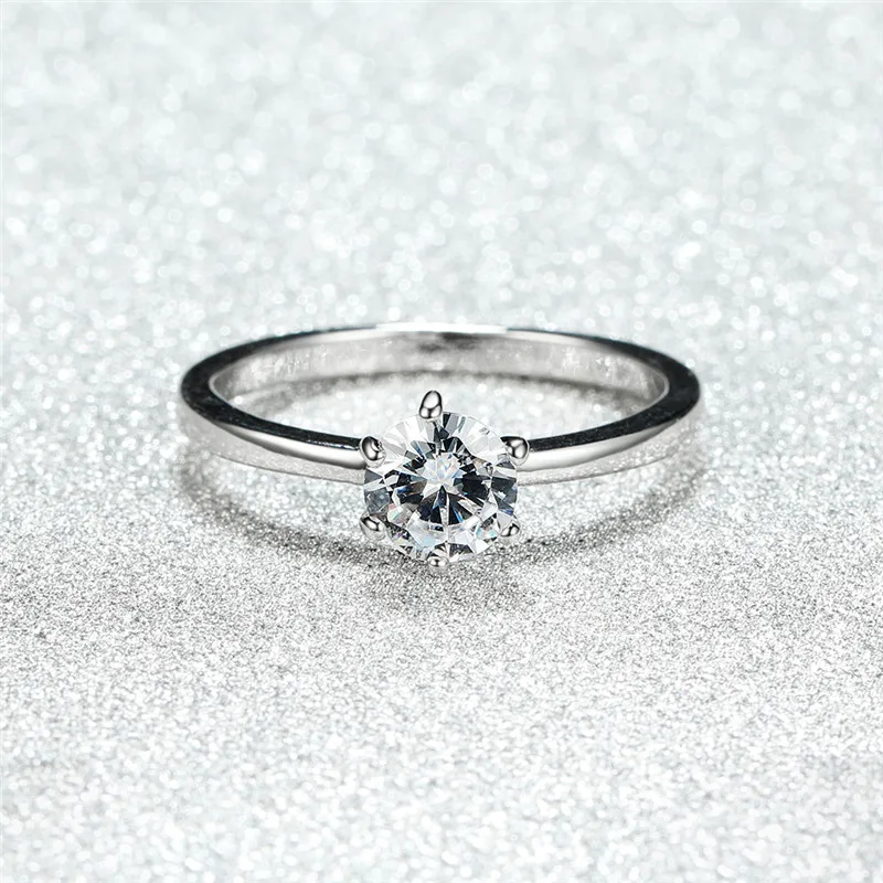 Cute Female Small Round Stone Ring Minimalist Silver Color Engagement Rings For Women Vintage Solitaire Zircon Wedding Rings
Cute Female Small Round Stone Ring Minimalist Silver Color Engagement Rings For Women Vintage Solitaire Zircon Wedding Rings