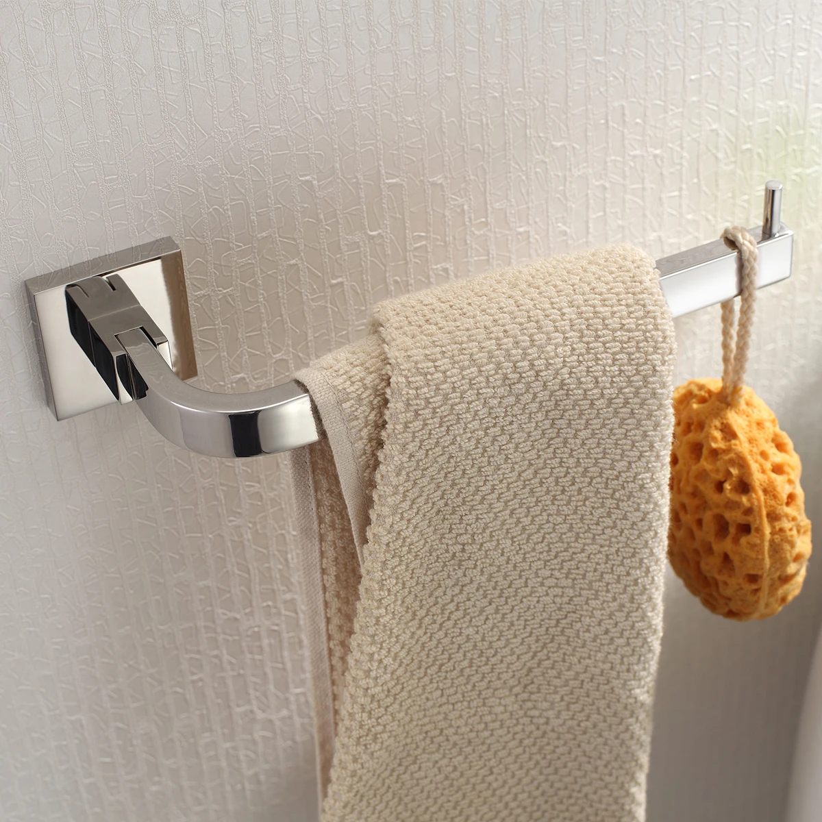 Bright Polishing Square Base Luxury Towel Holder Hook Bars Silver Towel Rack 304 Stainless Steel Bathroom Accessories Kitchen
Bright Polishing Square Base Luxury Towel Holder Hook Bars Silver Towel Rack 304 Stainless Steel Bathroom Accessories Kitchen