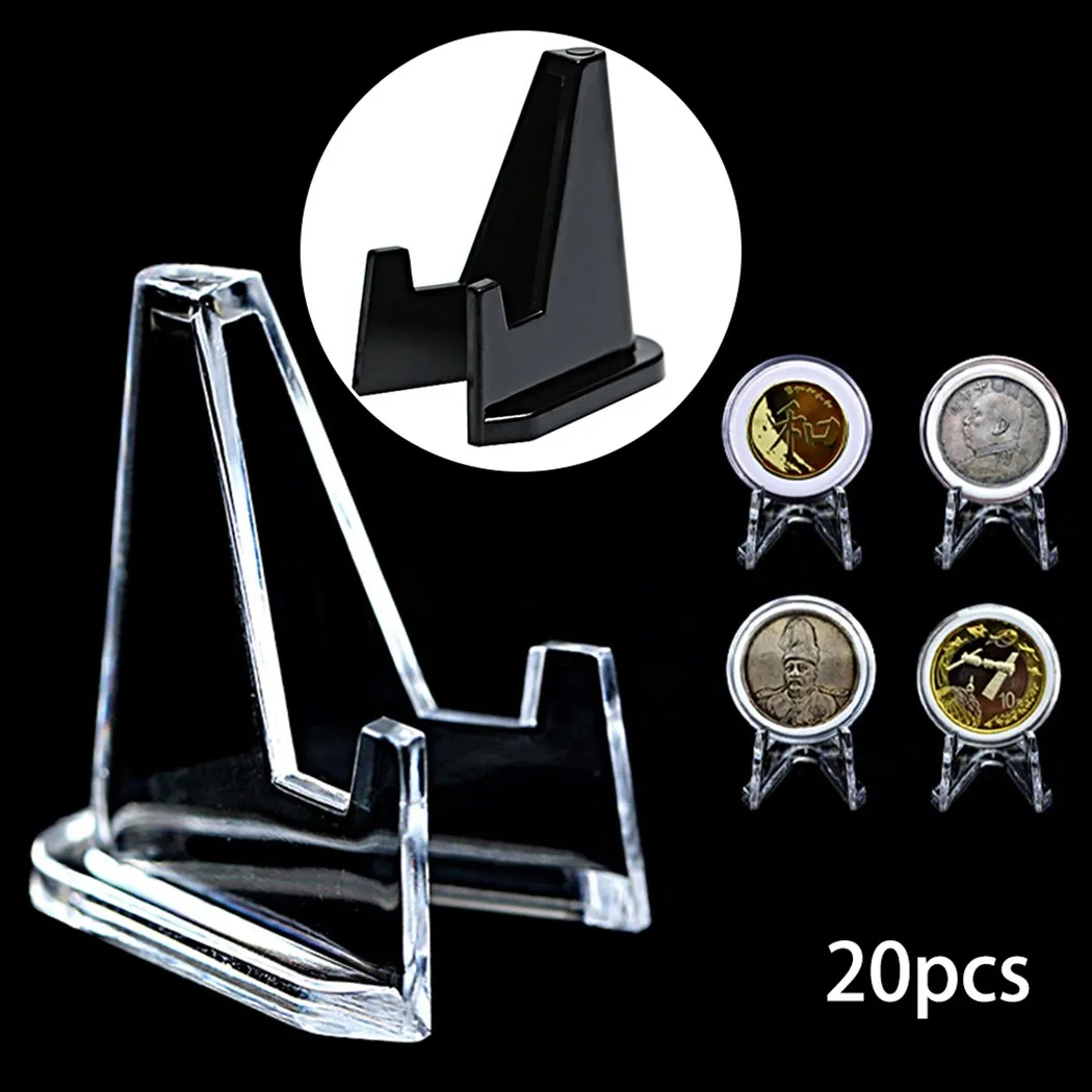20Pcs 3D Plastic Coin Display Stand Clear Round Square Case Capsules Holder Easel Medal Holder Mini Handicraft Display Stand
20Pcs 3D Plastic Coin Display Stand Clear Round Square Case Capsules Holder Easel Medal Holder Mini Handicraft Display Stand