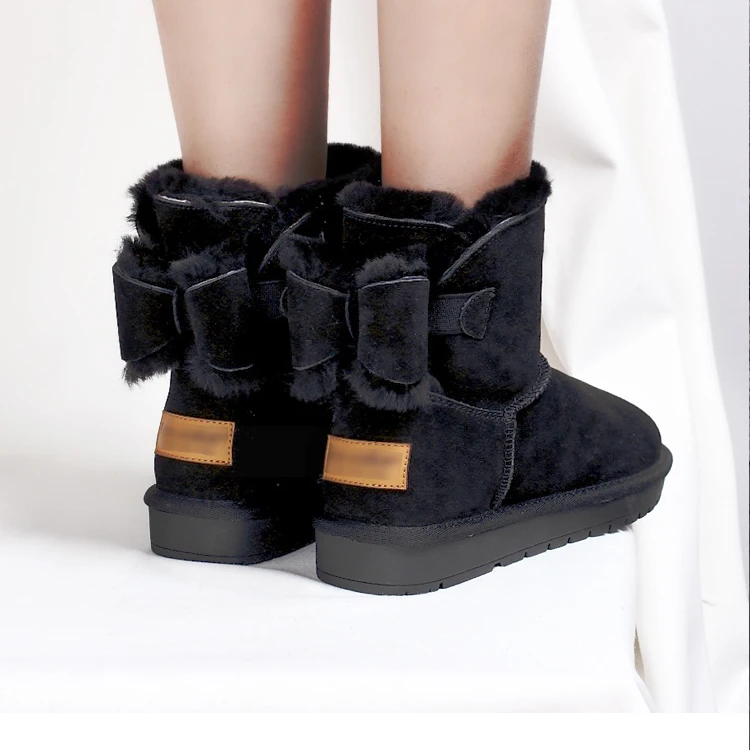 Black Snow Boots Women Wholesale Waterproof Genuine Leather Winter Boots Fur Ankle Shoes
Black Snow Boots Women Wholesale Waterproof Genuine Leather Winter Boots Fur Ankle Shoes