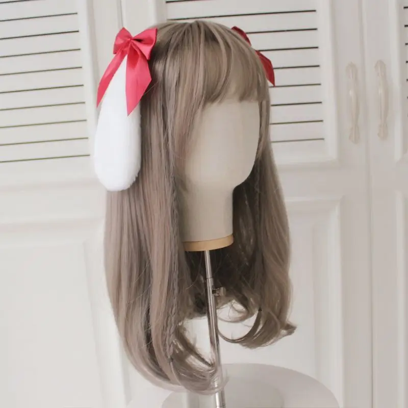1Pair Kawaii Women Girls Hair Clip Cute Rabbit Bunny Plush Ears Hairpin Candy Color Ribbon Bowknot Cosplay Hair Accessories
1Pair Kawaii Women Girls Hair Clip Cute Rabbit Bunny Plush Ears Hairpin Candy Color Ribbon Bowknot Cosplay Hair Accessories