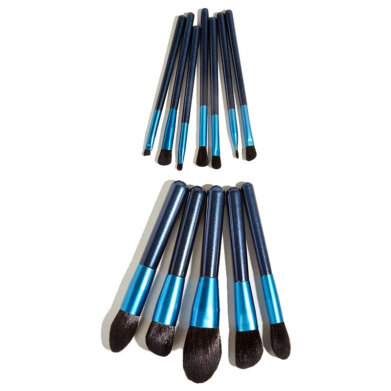 Exquisite Blue Makeup Brushes Set Eyeshadow Powder Wood Handle 12Pieces Concealer Cosmetic Eyebrow Beauty Tool
Exquisite Blue Makeup Brushes Set Eyeshadow Powder Wood Handle 12Pieces Concealer Cosmetic Eyebrow Beauty Tool