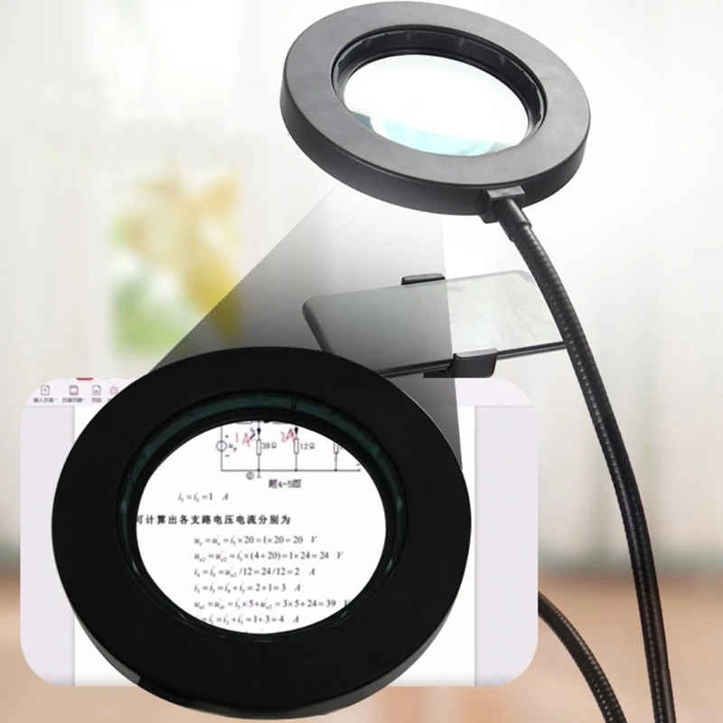 72 Lamp Beads 10X Magnifying Multi-function Welding Desktop Magnifying Glass 360 Optical Glass Lens with Folding Stand
72 Lamp Beads 10X Magnifying Multi-function Welding Desktop Magnifying Glass 360 Optical Glass Lens with Folding Stand