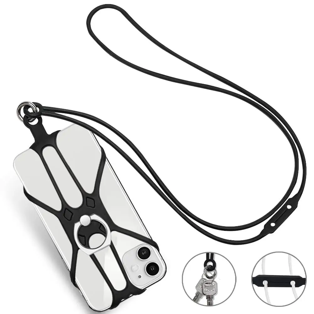 Silicone Lanyard for Keys Moblie Phone Straps Cell Phone Holder Sling Necklace Wrist Strap Mobile Phone Holder Lanyard Cuello
Silicone Lanyard for Keys Moblie Phone Straps Cell Phone Holder Sling Necklace Wrist Strap Mobile Phone Holder Lanyard Cuello