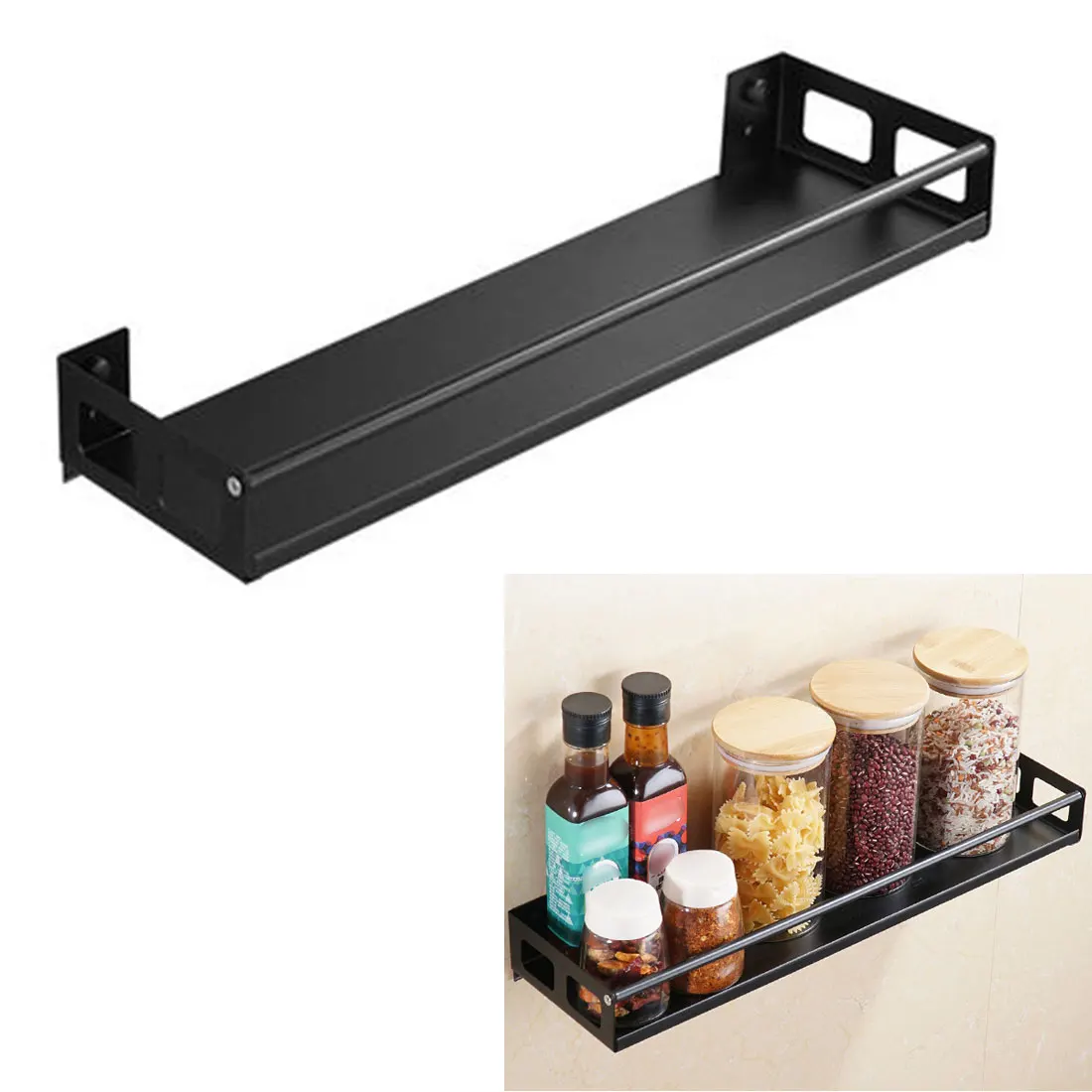 Kitchen Bathroom Shower Stainless Steel Storage Shelf Rack Wall Mounted Organizer Basket Rack Spice Shelves
Kitchen Bathroom Shower Stainless Steel Storage Shelf Rack Wall Mounted Organizer Basket Rack Spice Shelves