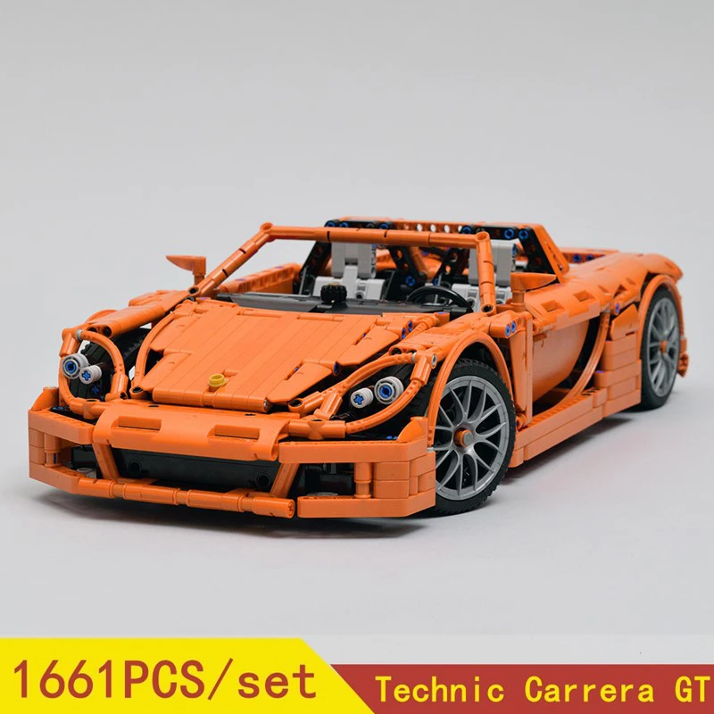 MOC SERIES Carrera GT Super Racing Car Fit LeGINGlys Technic MOC-8579 Model Kits Building Blocks Bricks Toy Kid birthday Gift
MOC SERIES Carrera GT Super Racing Car Fit LeGINGlys Technic MOC-8579 Model Kits Building Blocks Bricks Toy Kid birthday Gift