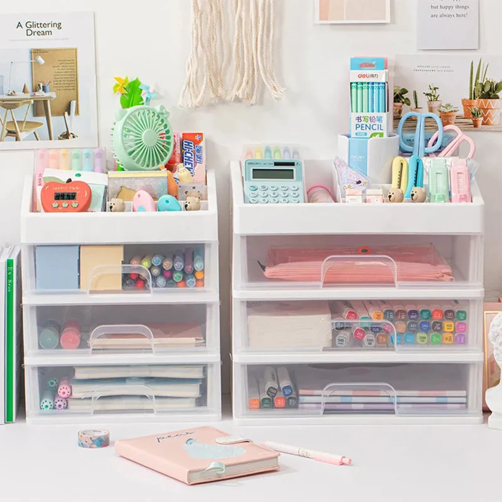 Stationery Storage Box Transparent Large Capacity Drawer Type Desktop Storage Box Plastic Notebook Cosmetic Lipstick Shelf
Stationery Storage Box Transparent Large Capacity Drawer Type Desktop Storage Box Plastic Notebook Cosmetic Lipstick Shelf