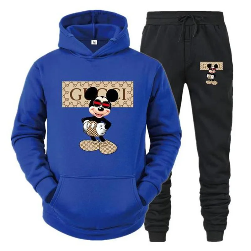 2021 New autumn Mickey Brand men's sportswear 2 suits Casual long sleeve sportswear men's and women's sportswear pullovers
2021 New autumn Mickey Brand men's sportswear 2 suits Casual long sleeve sportswear men's and women's sportswear pullovers