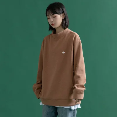 hanLadies half high collar plus velvet to keep warm autumn and winter lovers all-match casual thickening bottoming shirt
hanLadies half high collar plus velvet to keep warm autumn and winter lovers all-match casual thickening bottoming shirt