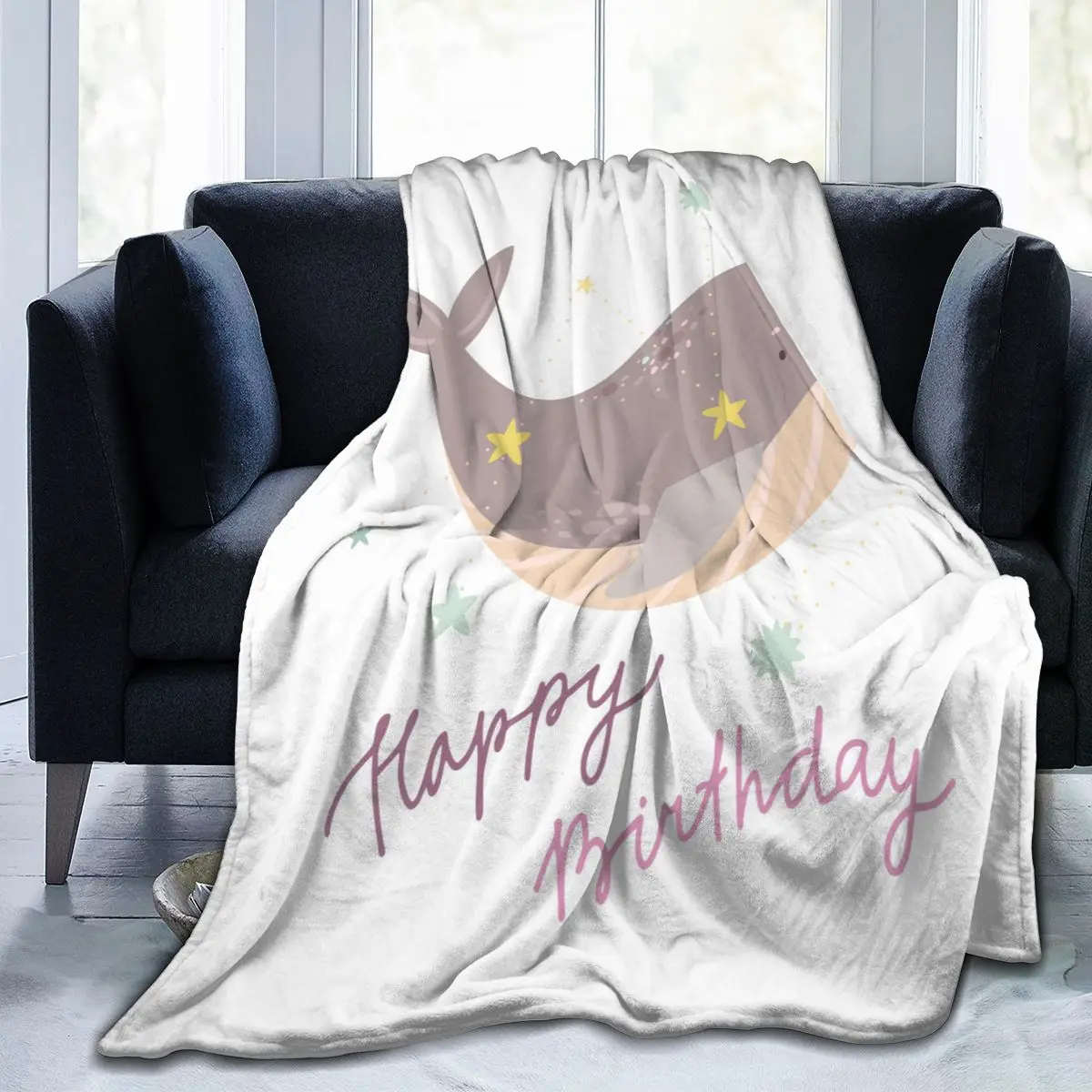 Flannel Blanket Cute Whale Birthday Light Thin Mechanical Wash Warm Soft Blankets Throw on Sofa Bed Travel Patchwork
Flannel Blanket Cute Whale Birthday Light Thin Mechanical Wash Warm Soft Blankets Throw on Sofa Bed Travel Patchwork