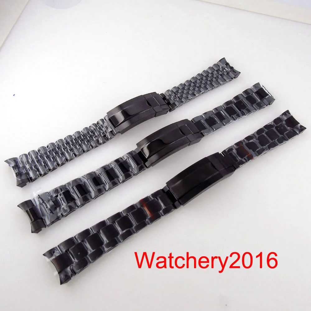 20mm 316L steel solid black PVD Polished bracelet fit 40mm Submariner Automatic mens watch
20mm 316L steel solid black PVD Polished bracelet fit 40mm Submariner Automatic mens watch