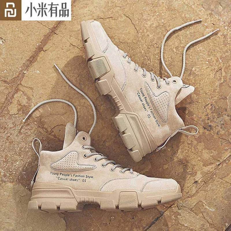Youpin DIENJI Men Boots Reflective Shoelace Rubber Sole Casual Martins Boots Military Ankle Boots Men Outdoor Winter Work Boots 
Youpin DIENJI Men Boots Reflective Shoelace Rubber Sole Casual Martins Boots Military Ankle Boots Men Outdoor Winter Work Boots