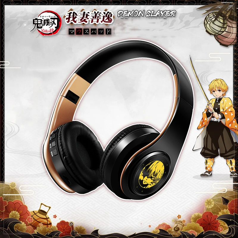 Demon Slayer Kimetsu no Yaiba Cosplay Prop Bluetooth Headphone Wireless Headphones Foldable Stereo Headset with Mic TF Card
Demon Slayer Kimetsu no Yaiba Cosplay Prop Bluetooth Headphone Wireless Headphones Foldable Stereo Headset with Mic TF Card