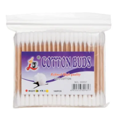 100Pcs/Bag Double Head Disposable Makeup Cotton Swab Soft Cotton Buds For Medical Wood Sticks Nose Ears Cleaning Tools Cotonete
100Pcs/Bag Double Head Disposable Makeup Cotton Swab Soft Cotton Buds For Medical Wood Sticks Nose Ears Cleaning Tools Cotonete
