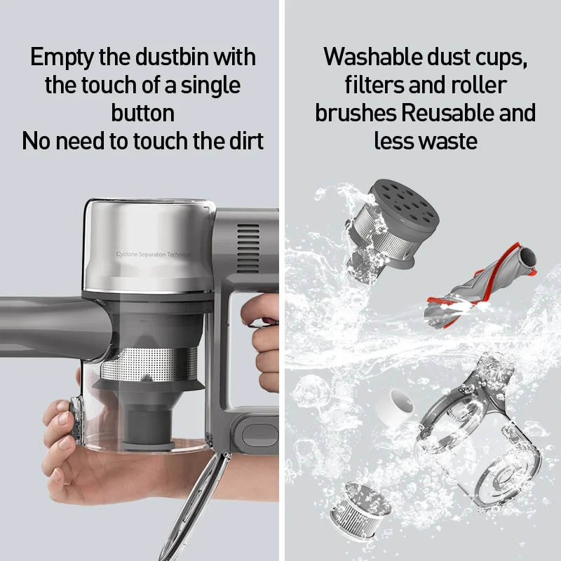 Dreame T20 Handheld Cordless Vacuum Cleaner HD Full Color Screen 25kPa Strong Suction All In One Dust Collector Floor Aspirator 
Dreame T20 Handheld Cordless Vacuum Cleaner HD Full Color Screen 25kPa Strong Suction All In One Dust Collector Floor Aspirator